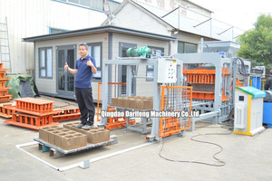 QT5-15 khối bê tông Máy Làm tự động thủy lực Khối máy móc gạch dây chuyền sản xuất gạch - Product Image 2