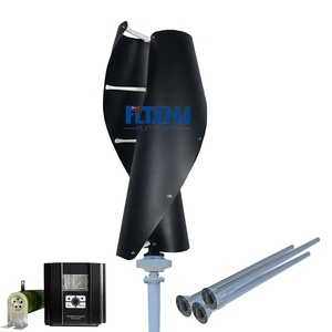 Flyt 1kw 2kw 5KW 10KW 48V/96V Vertical Axis <span class=keywords><strong>Wind</strong></span> Turbine tiếng ồn thay thế hệ thống năng lượng Xoắn Ốc Máy phát điện gió - Product Image 6