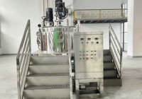 Cuve de chauffage et d'agitation à double paroi en acier inoxydable avec moteur et boîte de vitesses ABB pour le traitement des produits chimiques, capacité 200L-1000L