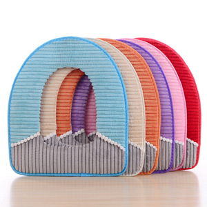 Thiết Kế Mới Mùa Đông Ấm Áp Non-Slip Nhà Vệ Sinh Ghế Bìa Sang Trọng Mặt Bích Vải Với Đệm Không Thấm Nước Cho Hộ Gia Đình Phòng Tắm - Product Image 4