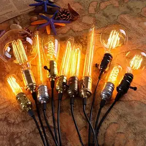 25W 40W 60W Vintage Retro Filament Edison Lampen E26 E27 Wolfram Glühbirne Antik Stil Glühlampe 110V 220V