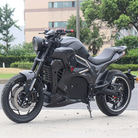 Moto électrique 72V 3000W QJ3000D-10, scooter longue portée pour adultes, batterie 100Ah, 80-150 km d'autonomie, frein à disque, suspension hydraulique
