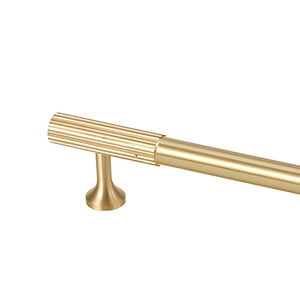 Tirador de latón macizo para muebles, pomos de latón cepillado dorado para armarios, cajones y puertas de cocina y dormitorio - Product Image 6