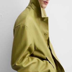 Personalizado de imitación de cuero cuadrado auténtico Tipo de <span class=keywords><strong>chaqueta</strong></span> de los hombres con cremallera <span class=keywords><strong>chaqueta</strong></span> al por mayor de béisbol Varsity Casual <span class=keywords><strong>chaqueta</strong></span> de bombardero de los hombres - Product Image 2