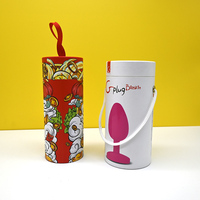 Boîtes rondes rigides en carton personnalisées pour cartouches en céramique pleine, tubes en papier pour cartouches de 1 gramme
