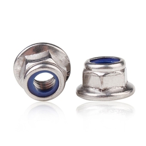 OEM/ODM Services Available SS304 A2 M8 M10 M16 M20 Class 4 6 8 10 ISO/<strong>ASME</strong> Standard Hex Flange <strong>Nylon</strong> <strong>Lock</strong> <strong>Nut</strong> - Product Image 3