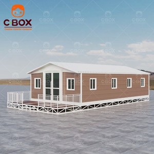Cbox Double Wing Folding Home 40ft Wholesale Prefabricated Residence Modular Living <b>Units</b> 3 Bedrooms Expandable Container House - Product Image 1