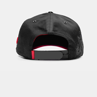 Casquette de baseball 5 panneaux en coton pur, motif ours bicolore, avec strass et épinglette métallique, design tendance, personnalisation NFC