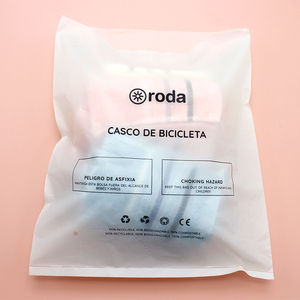 Camiseta de impresión Digital, impresión Digital, logotipo Biodegradable, personalizado, esmerilado, cremallera, embalaje de <span class=keywords><strong>ropa</strong></span>, bolsas - Product Image 6