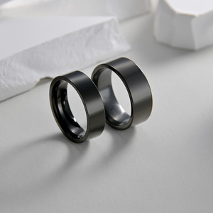 4mm 6mm 8mm Mode Einfaches Design Edelstahl <span class=keywords><strong>ring</strong></span> <span class=keywords><strong>Plain</strong></span> Smooth Titanium Steel <span class=keywords><strong>Ring</strong></span> für Männer Frauen - Product Image 6