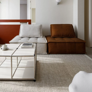 Sofá Seccional Moderno de Combinación Libre para el Hogar, Sala de Estar, Sofá Modular en Forma de Cubo, Sofá de Piso Bouclé - Product Image 3