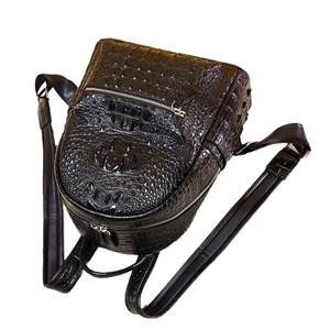 Mochila de Mujer con Nuevo Diseño de Cocodrilo en Relieve, Gran Capacidad, Impermeable, Cierre de Cremallera, Silicona, Bolsa de Viaje, Tendencia - Product Image 5