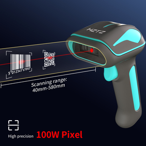 Escáner de código de barras portátil con cable USB <span class=keywords><strong>Android</strong></span> <span class=keywords><strong>QR</strong></span> y 1D 2D, lector de mano 1D 2D para almacén de supermercado en Stock - Product Image 2