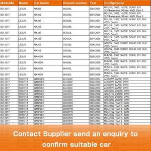 BD-1217 MASUMA Auto Piezas de Repuesto disco de freno 43512-0E010 4351248081, 43512-48081, 43512-48100 para LEXUS RX300 MCU35L - Product Image 3