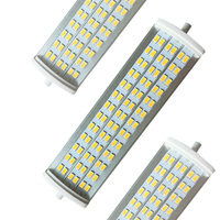 Ampoule LED R7s AC 20W à intensité variable sans scintillement, remplace une ampoule halogène de 500W, 110-130V/220-240V, 189mm, blanc chaud, corps en aluminium, PC et céramique