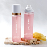 Spray Fixateur de Maquillage OEM Cosmétiques Anti-Transpiration Hydratant Brume Fixante Maquillage Logo Personnalisé Effet Rosée Imperméable