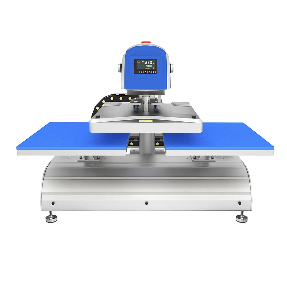 Mesin Press Panas Ganda Sublimasi Otomatis Elektrik 16X20 untuk Bisnis Pencetakan Kaus