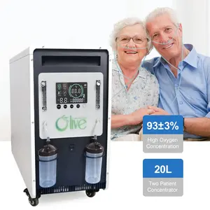 Mesin Generator Oksigen Medis Rumah Sakit Tiongkok Konsentrator Ossigeno 10l 15l 20l Rumah 15 Liter 20lpm Konsentrator Oksigen