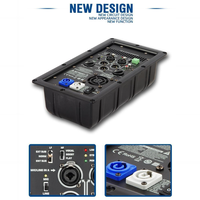Amplificateur de puissance de classe D en gros, module d'amplification actif 2*500 Watts avec entrée carte son XLR pour haut-parleur de subwoofer