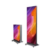 Écran d'affichage LED pliable couleur pleine HD pour intérieur, affichage publicitaire commercial mobile