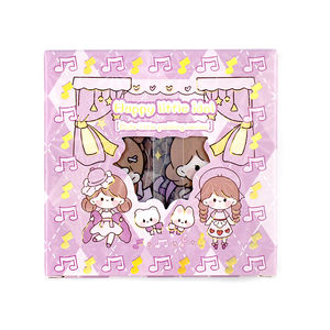 Autocollants personnalisés en vinyle transparent pour petites filles, autocollants mignons de <span class=keywords><strong>dessin</strong></span> <span class=keywords><strong>animé</strong></span> pour enfant - Product Image 2