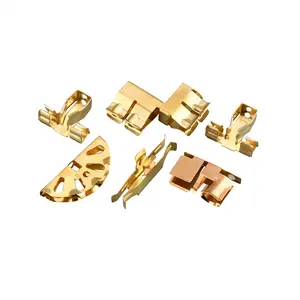 OEM Brass Copper Shrapnel Sheet Metal electrical switch socket Stamping Parts 5 Star Metal Stamping Service Manufacturer