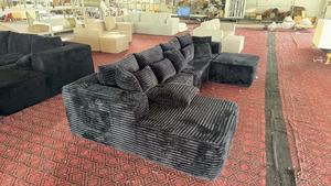 Modern kesit sünger sıkıştırılmış kanepe kare Set tasarım daire villa oteller ve oturma odaları için doğrudan fabrika satış - Product Image 6