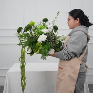 Wedding Decoration Table Flower Decoration green <b>Artificial</b> Flower Ball Wedding Centerpieces Flower - Product Image 1