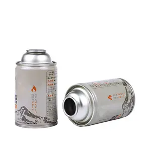 Empty butane gas cans aerosol Can car care spray tinplate factory Customized