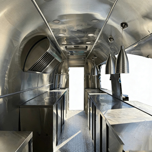 Carrito de Bebidas, Helados, Jugos Recién Exprimidos, Carrito de Catering Móvil de Acero Inoxidable con 4 Ruedas para Estación de Metro y Zona Peatonal - Product Image 4