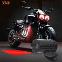 Projecteur LED universel pour moto, lampe de bienvenue, 12V, nouvelle modification, accessoires pour moto
