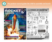 Fabricant de jouets ODM/OEM BIG BANG SCIENCE, kit de fusée à propulseur cosmique, jouet éducatif pour enfants sur le thème de l'espace STEAM