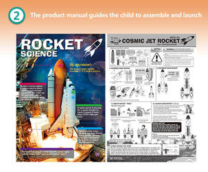 Fabricant de jouets ODM/OEM BIG BANG SCIENCE, kit de fusée à propulseur cosmique, jouet éducatif pour enfants sur le thème de l'espace STEAM - Product Image 2