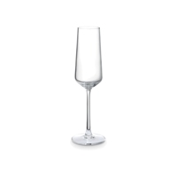 Flûte à champagne pour récompenses d'entreprise, cadeau de retraite, logo personnalisé, 235 ml, 245 mm, bol transparent élégant, vente en gros