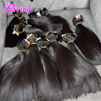 Paquetes de Cabello Humano Grado 12A, Doble Trama, 100% Cabello Virgen Brasileño Sin Procesar, Venta al Por Mayor, Cabello Virgen Crudo con Cutícula Alineada