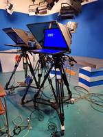 Simar Teleprompter Nirkabel 24-Inci dengan Fitur Self-Reversing untuk Siaran Profesional dan Studio
