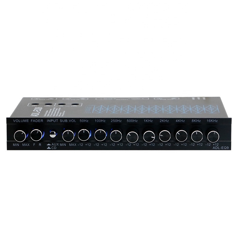 LDZS 9-Band Graphic Equalizer -EQ9 Car Amplifier Adjuster