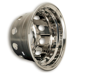 Tapacubos de rueda de acero inoxidable de 18 pulgadas, tapacubos de rueda de camión automotriz, estampado de metal - Product Image 2