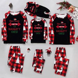 Conjunto de dos piezas de Otoño Invierno <span class=keywords><strong>para</strong></span> mujer, ropa de <span class=keywords><strong>noche</strong></span> de Navidad, ropa de dormir <span class=keywords><strong>para</strong></span> mujer, trajes a juego familiares, pijamas de Navidad - Product Image 1