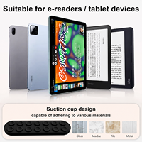 Sangle de maintien en silicone pour tablette, poignée à une main, ventouses puissantes, poignée antidérapante portable pour iPad, Samsung Tab, Kindle de 7 à 13 pouces