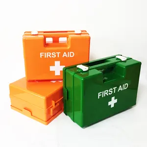 ABS Erste-Hilfe-Kit Arbeitsplatz Wand montage Tragbare Kunststoff-Erste-Hilfe-Box Survival-Kit mit medizinischem Zubehör
