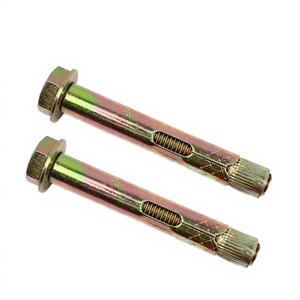 Steel Floor Expansion Hexagon Casing Silver Galvanized Inner Expansion Bolt Railing Special Expansion <b>Screw</b> <b>M4</b> Thread 12mm - Product Image 2