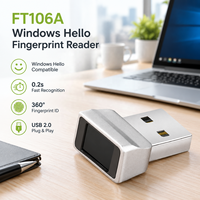 Lecteur d'empreintes digitales USB miniature pour Windows Hello, authentification biométrique, gestion des mots de passe, cryptage de fichiers, clé de sécurité