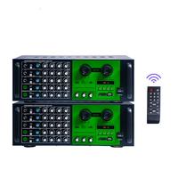 AV-8000BT Dijital 2.0 Kanal 200W*2 DJ Ev Stereo Amfisi Ses Sistemi Hoparlörü MP3 Çalar Karaoke Hoparlör Sistemi İçin