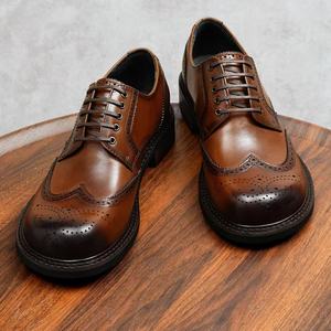 Zapatos Oxford clásicos para hombre con aumento de altura, zapatos de boda a la moda para hombre con punta en pico, tallas 37 - 46 - Product Image 2