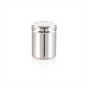 Stainless Steel Food <b>Storage</b> Containers Round Airtight Metal <b>Jars</b> <b>for</b> <b>Kitchen</b> Use Capacity Minimalist Design - Product Image 4