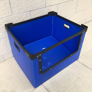 Caja de mano hueca con panel de PP de plástico blanco Diseño de agarre manual <span class=keywords><strong>Bandeja</strong></span> de tablero de panal corrugado - Product Image 3