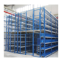 Atelier à structure métallique avec mezzanine multi-niveaux, résistant à la corrosion, capacité de charge de 500 kg, personnalisable, robuste