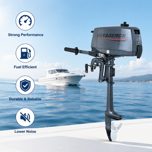 Motor Fuera de Borda Seawalker de 2 Tiempos y 15 CV, Eje Largo, Compatible con <span class=keywords><strong>Yamaha</strong></span> 6B4 <span class=keywords><strong>ENDURO</strong></span> para Pescadores - Product Image 6