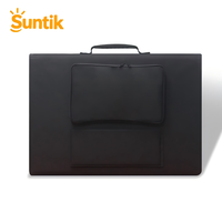 Panneau solaire pliable Suntik 60W monocristallin en silicium 182mm pour le camping, efficacité 23%, noir, léger, étanche IP67, extérieur